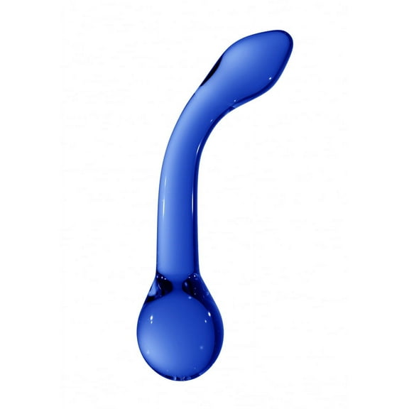 Chrystallino G-Rider - Blue Glass Dildo
