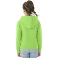 thumbnail image 3 of Jerzees Youth NuBlend Pull Over Hooded Sweatshirt, S, True Red, 3 of 8
