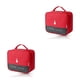 thumbnail image 1 of Matsuzay Bolsa de almacenamiento de primeros auxilios, división portátil para ahorrar espacio, gran capacidad, artículos diversos, paquete de Rojo 2piezas, 1 of 6