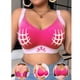 thumbnail image 4 of Sujetador sin Espalda para Pechos Grandes Color Sólido sin Costuras Hermosa Espalda de las Mujeres Lencería Diaria, Empalme de Malla Sujetador Diario, 4 of 6