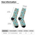 thumbnail image 2 of Picia Sea Lighthouse Print Athletic Socks for Men & Women – Cushioned Moisture-Wicking Crew Socks for Sports, Running, and Training, Soft & Breathable Size 5-11, 2 of 6