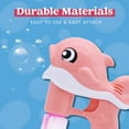 thumbnail image 3 of Kit de 2 Armas de Burbujas, Máquina Emisora de Burbujas Automática en Forma de Ballena con 4 Soluciones para Niños, 3 of 6