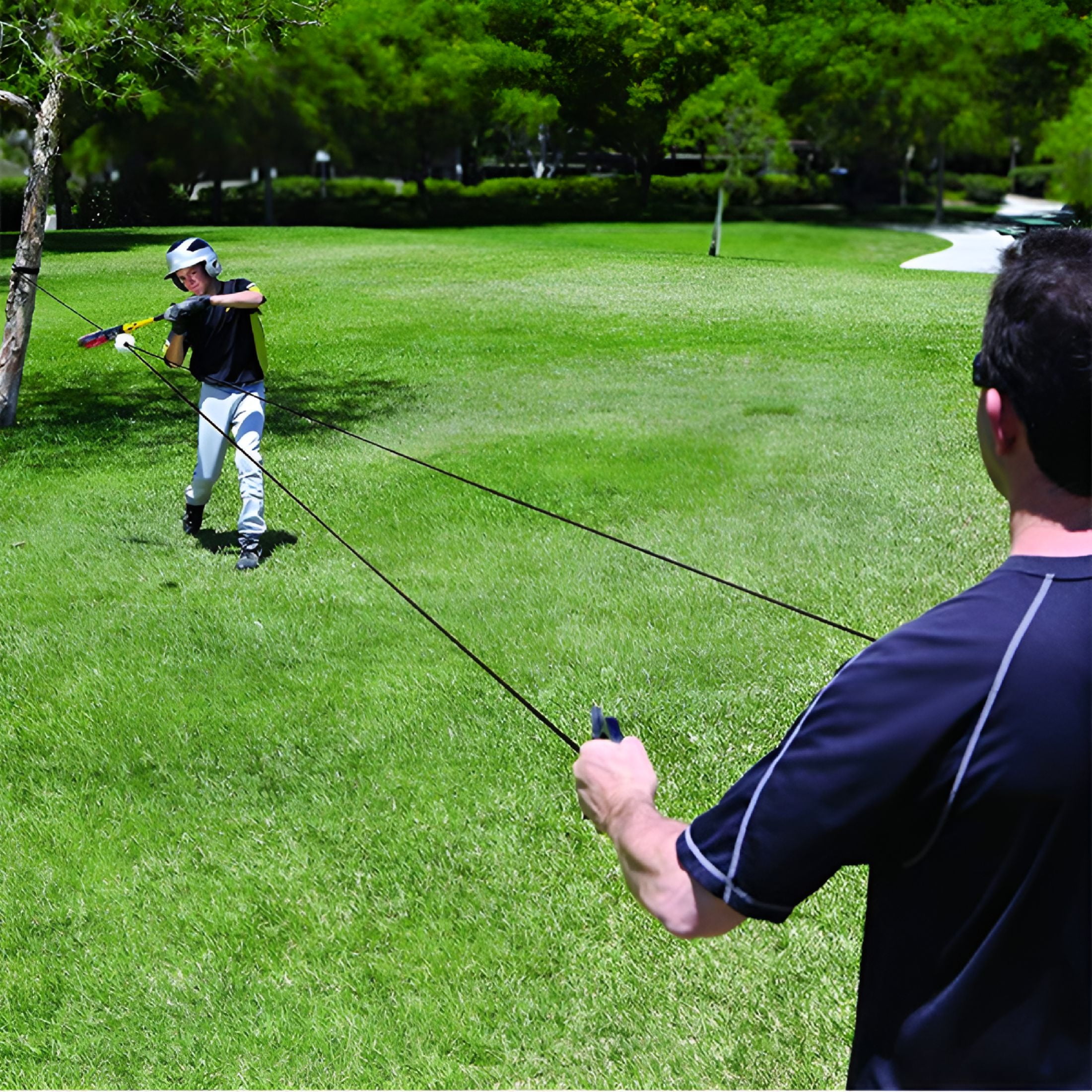 BESTSKY Baseball Swing Trainer Softball Pitching Outdoor Dynamics Sport Batting Aid Strike Kids Adult Training Tools Accessories