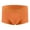 Orange, variant on Men's Boxers Briefs Underwear Men's Solid Color Mid Waist Thread Breathable Underwear
