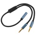 thumbnail image 1 of 1pc Two in One Headphone Mic Audio Y Splitter Cable Durable Headset Adapter, 1 of 8