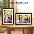 thumbnail image 3 of Jazeyeah 10.1 inch Digital Picture Frame 32GB Memory Wood Wifi Smart Frameo Digital Frame IPS Touch Screen Share Photos and Videos Supports Micro SD Card Gifts, 3 of 9