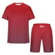 thumbnail image 5 of Mens Pantalones Casuales Cuello Redondo Impresión de Manga Corta Blusa Y Pantalones Cortos Traje, Pantalones de Traje para Hombres, 5 of 5