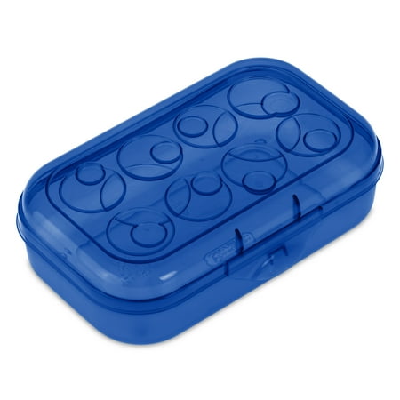 Sterilite Plastic Pencil Box Cobalt, Tint