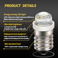 thumbnail image 3 of Ruiandsion 10pcs E10 LED Bulb Flashlight Torch for Home Bedroom Decor Lights 110V Green, 3 of 7