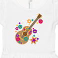 thumbnail image 4 of Inktastic Acoustic Guitar with Colorful Flowers Girls Baby Dress, 4 of 5