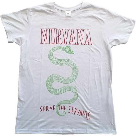 Nirvana Unisex T-Shirt Serve The Servants (Large)