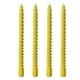 thumbnail image 2 of Set de 4 velas de cera alargadas | Velas sin aroma de 9.84 pulgadas en colores mixtos | Decoración para el hogar, fiestas, bodas, banquetes, cenas | Compatible con portavelas estándar | 2x2x25 cm, 2 of 6