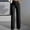 Black womens pants 06, variant on Dress Pants for Women, High Waisted Solid Color Wide Leg Straight Trousers with Pockets, Flowy Drape, Minimalist Full Length Casual Office Pants