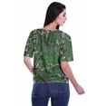 thumbnail image 4 of Moomaya Blouse d'Été Boho à Manches Courtes en Rayonne Imprimée pour Femmes, 4 of 5