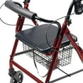 thumbnail image 5 of GF Health Products RJ4302R Lumex Walkabout Four-Wheel Hemi Rollator, Burgundy, 5 of 5