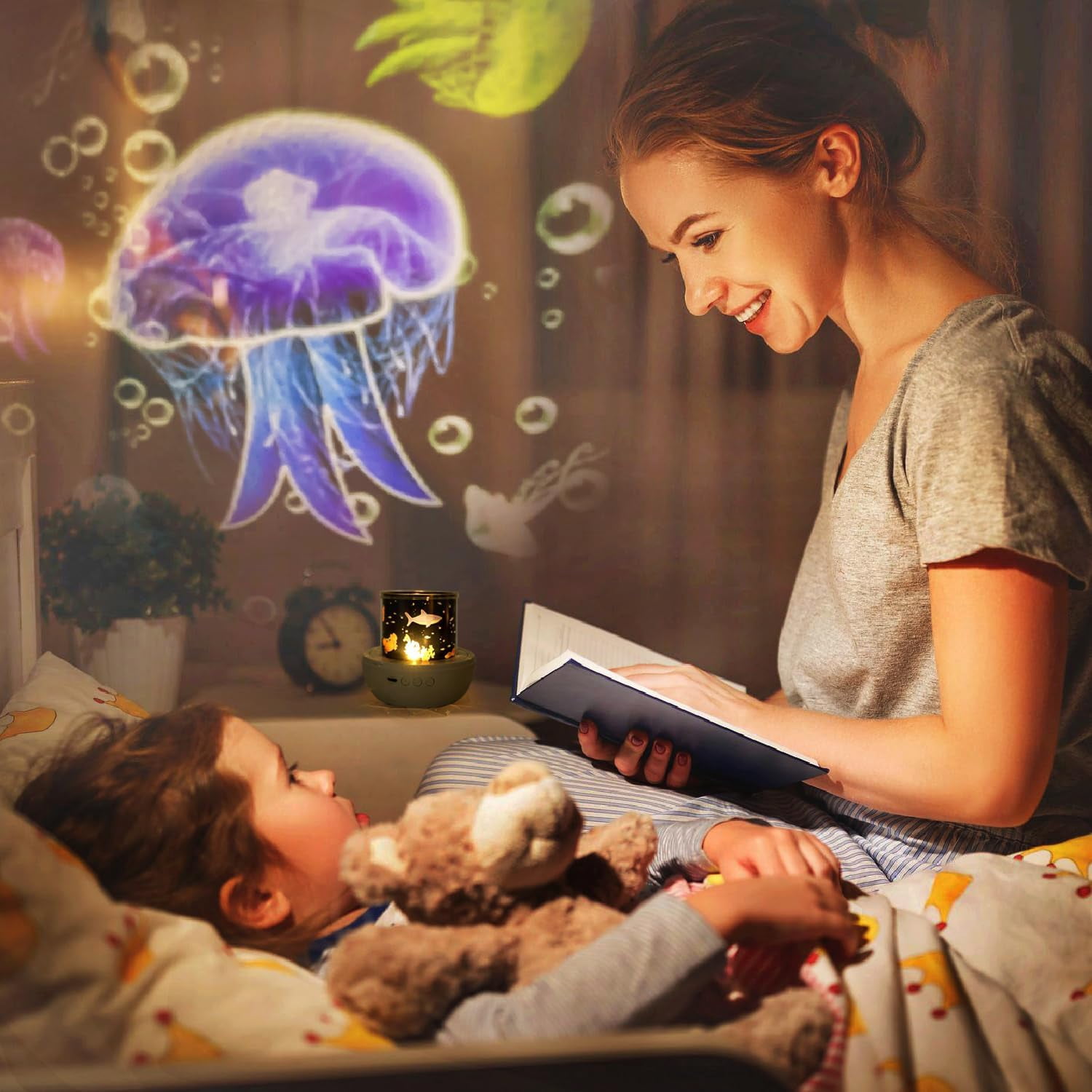 Night Light Star Projector for Kids, Galaxy Projector for Bedroom, Planetarium Projector Night Lights for Girls with 360° Rotating, Birthday, Christmas, Ceiling, Room Decor