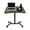 Brown, variant on Stephan Roberts Height Adjustable Mobile Standing Desk, Sit Stand Office Desk, White