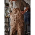 thumbnail image 5 of Sloppy Canvas Overalls with Oversized Pockets Men's Durable Dungarees for Work, 5 of 7