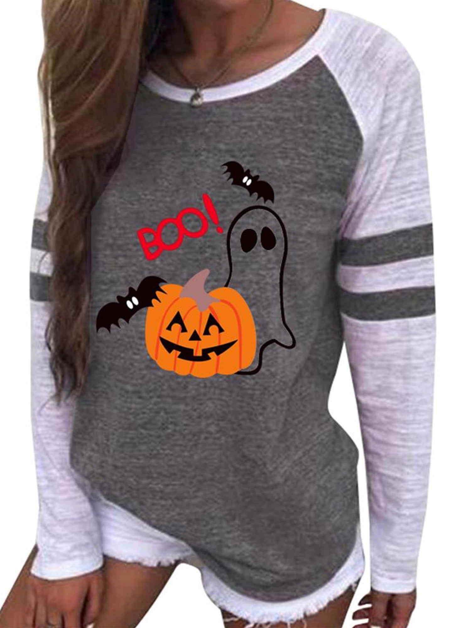 Long Sleeve T-Shirts Casual Tee Blouses 