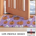 thumbnail image 3 of Purple Halloween Pumpkins with Boo Door Rugs,Washable Non Slip Door Mats Indoor,Decorative Door Mats,Entry Mat Indoor for Entrance,Bedroom,Kitchen,Bathroom,17"x30", 3 of 6