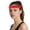 Red, variant on DFEK Sparkly Sequin Stretch Headband With Decorative Bow For Girls Festival Party Fashion Hair Accessory Blue One Size