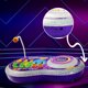 thumbnail image 4 of Juguete Giratorio Para Mezclador De Fiesta De DJ, Juguete Portátil Para DJ Con Volumen Ajustable Para Conexión De Teléfono Para Niños Para Niños, 4 of 7