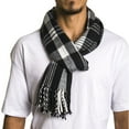 thumbnail image 6 of Alpine Swiss Mens Scarf Soft Knit Winter Scarves Plaid Striped or Solid Neck Covering Long Warm Stylish, 6 of 7