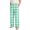 Green, variant on DxhmoneyHX Boys Plaid Pants Wide Leg Elastic Waist Loose Trouser Casual Loungewear Sleep Pant with Pocket Size 4-16 Years