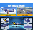 thumbnail image 5 of Volantex F4U Fighter 2.4G 3CH Aerobatic Remote Control Toy Fixed Wing RC Airplane 6-Axis Gyro Plane, 5 of 11