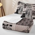 thumbnail image 4 of Manfei Vintage Cartoon Car Quilt King 3 Pieces,Animal Theme King Coverlet Set,Taupe Black,1 Bedspread and 2 Pillowcases, 4 of 7