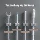 thumbnail image 4 of Organizadores y almacenamiento de armarios, gancho para trapeador de baño, sin perforaciones, para montaje en pared, resistente, con capacidad de carga, clip fijo, clip para ducha, clip para almacenam, 4 of 6