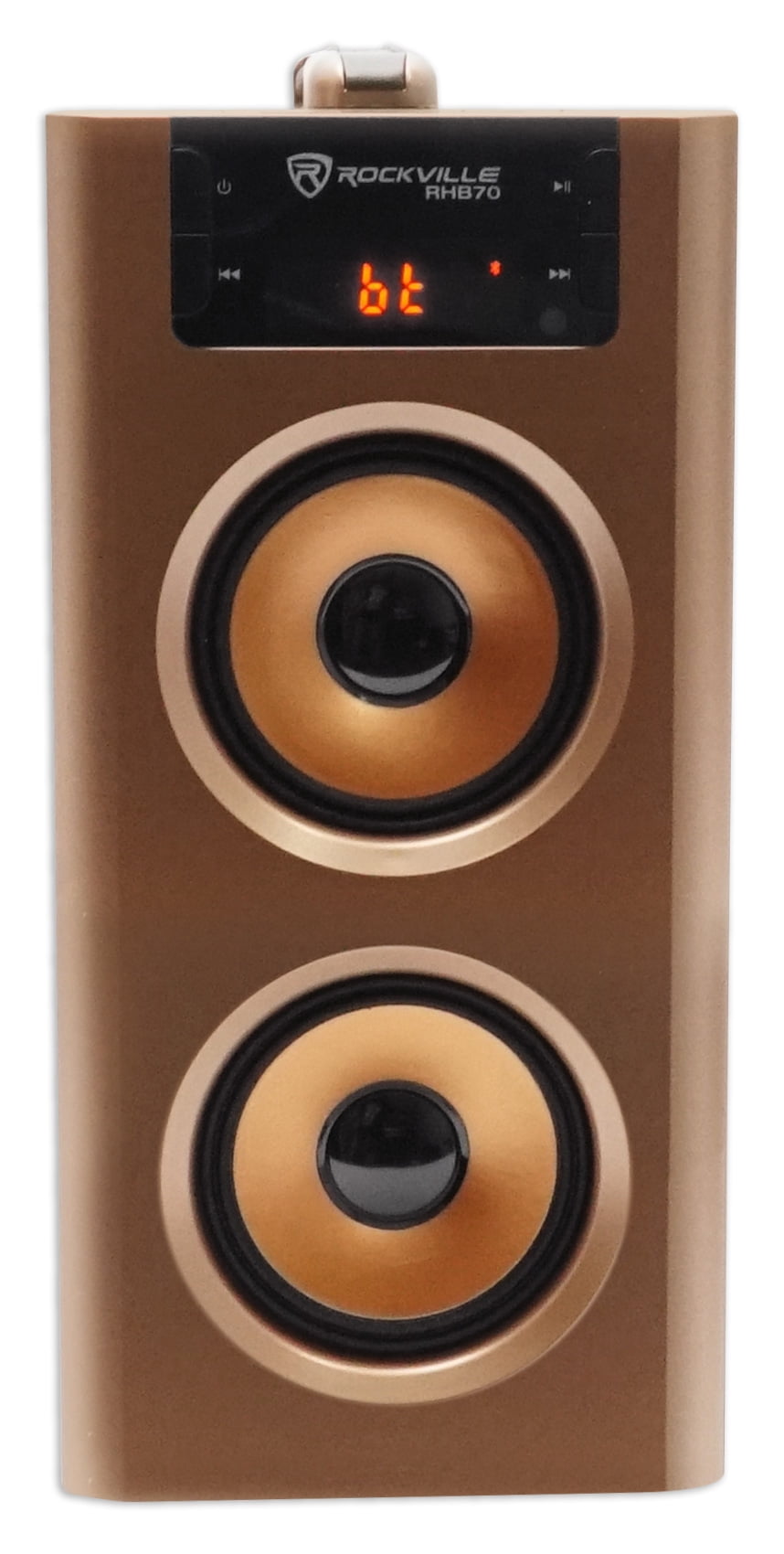 Rockville RHB70 Home Theater Compact Powered Speaker System w Bluetooth, USB, FM Radio