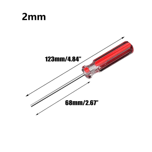 BTOER 1pcs 1.5mm-6mm Hex Screw Driver Screwdriver Set Flat Head Screwdriver Magnetic Bolt Driver For FPV Racing Drone Repairing Tools