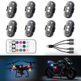 thumbnail image 1 of Luces estroboscópicas LED inalámbricas Asunder, 8 piezas con control remoto, 1 of 7