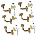 thumbnail image 1 of 6 Piezas Soportes para Barandillas de Escaleras Strade Fareast Limited Acero Inoxidable 6 cm x 6 cm, 1 of 8