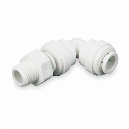 Push-Fit Elbow Fitting 1/4 in Tube Size Acetal Gray 10 PK PI090821S-PK10