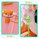 thumbnail image 4 of 12 piezas de puntas de pajita con dibujos de animales, cubrepajitas, adorables cubiertas para pajitas, decoraciones de pajitas., 4 of 7