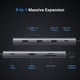thumbnail image 2 of Hub USB C UGREEN Revodok Pro 109 9 en 1 con 4K HDMI 100 W PD, 2 of 8