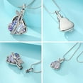 thumbnail image 5 of Cremation Jewelry for Ashes Butterfly Urn Necklace for Women Heart Cremation Jewelry Ashes Pendant for Human/Pet Keepsake Urn Locket, 5 of 7
