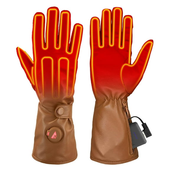 ActionHeat 5V Women's Battery Heated Leather Dress Glove L