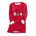 thumbnail image 1 of Birdeem Haut Raglan Ample pour Femmes, Épais et en Laine d'Agneau Chaude, 1 of 12