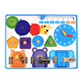 thumbnail image 2 of Montessori esenciales Juguete de desbloqueo de Juguete educativo sensorial para y niñas de 3 en edad Hugo Tablero ocupado Montessori, 2 of 8