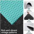 thumbnail image 3 of Turquoise Geometric Quatrefoil Pattern Kitchen Rugs Sets Of 3,Kitchen Runner Rugs Non Skid Washable,Decorative Kitchen Floor Mats for Kitchen,Sink,Laundry,17"x30"+ 17"x47" + 17"x59", 3 of 6