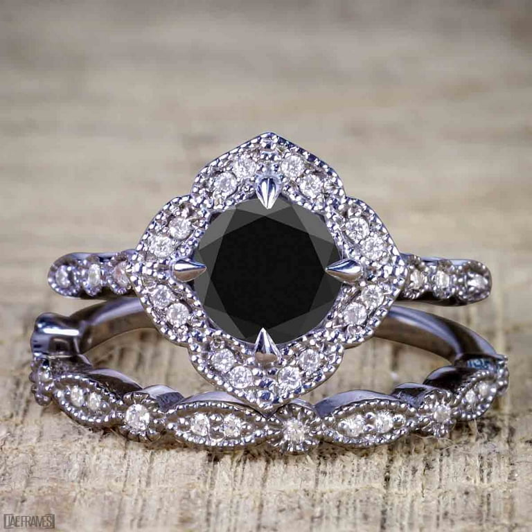 Black diamond deals gothic ring