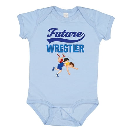 

Inktastic Wrestling Outfit Future Wrestler Gift Baby Boy Bodysuit