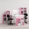 thumbnail image 5 of Furinno Luder Bibliothèque / Livre / Rangement, Cube à 5 Niveaux, Rose/blanc, 5 of 5