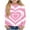 Watermelon Red, variant on Posijego Girls Valentines Day Shirts Little Girls Heart Graphic T-Shirts Casual Long Sleeve Basic Tee Cute Tops 3-14 Years