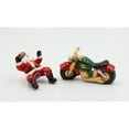 thumbnail image 3 of Ceramic African American Santa Motorcycle Salt and Pepper Shakers, 3 of 3