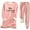 Pink, variant on Yes I'm Still Freezing Sherpa Thermal Sets for Women 2025 Fall Winter Drawstring Sweatpants Lounge Wear 2 Piece Set Thickened Plush Long Sleeve Pullover Pajamas Sets Sleepwear Pink,XL