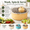 Qjxzq-yellow-01, variant on Salad Spinner and Vegetable Washer, 2-in-1 Lettuce Spinner with Large Bowl, Produce Dryer for Fruits & Veggies, Kitchen Salad Prep Tool for Fresh Meals